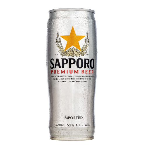 Sapporo Premium Lager Can 650ml